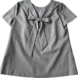 Banana Republic grey suiting top